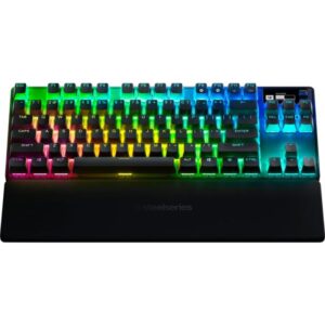 TECLADO STEELSERIES 64865 APEX PRO TKL WIRELESS RGB OLED DISPLAY BLACK