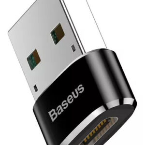ADAP. BASEUS USB-A OUT USB-C IN OTG 2.0 BLACK CAAOTG-01