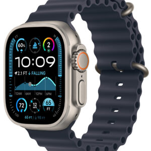 APPLE WATCH ULTRA 2 49MM GPS CELL MX4D3BE/A TITANIUM OCEAN NAVY ANATEL