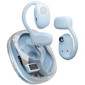 AURICULAR BLACKVIEW AIRBUDS 100 OPEN-EAR BT/TOUCH/ENC/TWS/MIC/IP68/LED BLUE