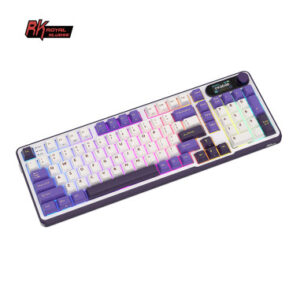 TECLADO MECANICO WIRELESS ROYAL KLUDGE RKS98 RGB/96%/TRI MODE/BROWN SW(TACTILE)/ING/BLACKBER