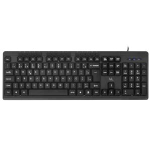 TECLADO MTEK KB-8188M-PT BLACK PORTUGUES