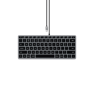 TECLADO USB-C SATECHI ST-UCSW1M SLIM W1 WIRED BACKLIT KEYBOARD COMPACTO ILUMINADO