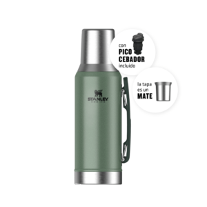 TERMO STANLEY CLASSIC MATE SYSTEM 1.2LTS C/MANIJA VERDE