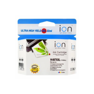 TINTA ION HP 667XL 22ML COLOR 3YM80AL