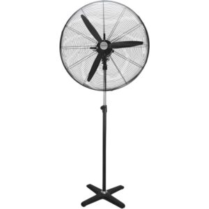 VENTILADOR DE PARED/PIE MEGA STAR FAN26B 2 EN 1 26" 130W/3VEL/220V 50HZ/BLACK