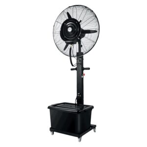 VENTILADOR DE PARED/PIE MEGA STAR FAN30B 2 EN 1 30" 160W/3VEL/220V 50HZ/BLACK