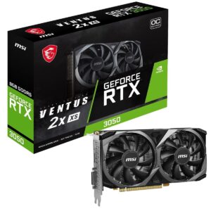 VGA MSI RTX3050 VENTUS 2X XS OC 8GB/GDDR6/1777MHZ/2FAN (912-V809-4266)