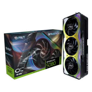 VGA PALIT RTX5080 GAMEROCK OC 16/GDDR7/2730MHZ/3FAN NE75080T19T2-GB2030G