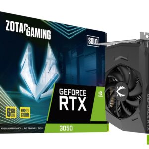 VGA ZOTAC RTX3050 SOLO GAMING 6GB/GDDR6/96BIT/1470MHZ/1FAN ZT-A30510G-10L