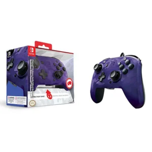 VJ NINTENDO SWITCH CONTROL PURPLE CAMO PWA-A-07981