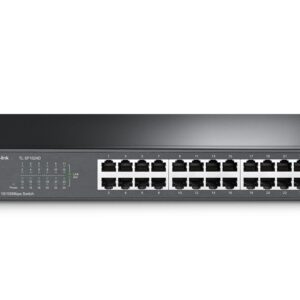 W. TP-LINK HUB SWITCH 24P TL-SF1024D 10/100MBPS